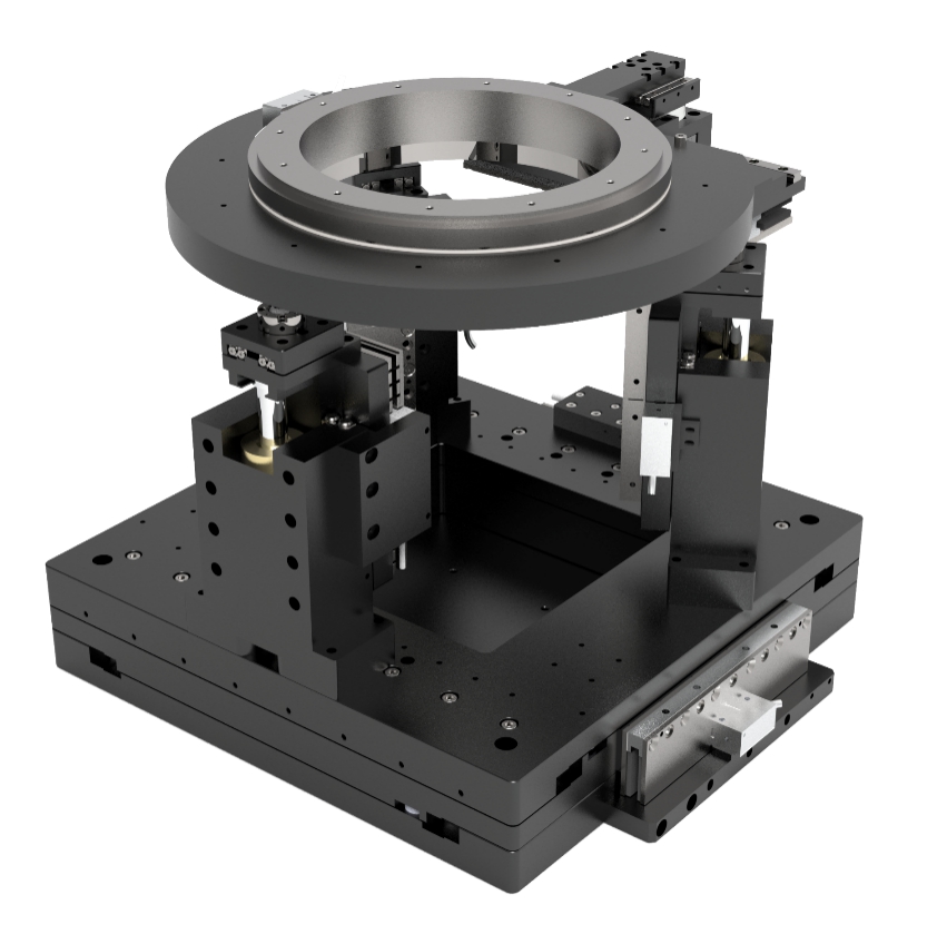 S-HEX-90.6.60.60-XXX六由度位移台（大中空版本）