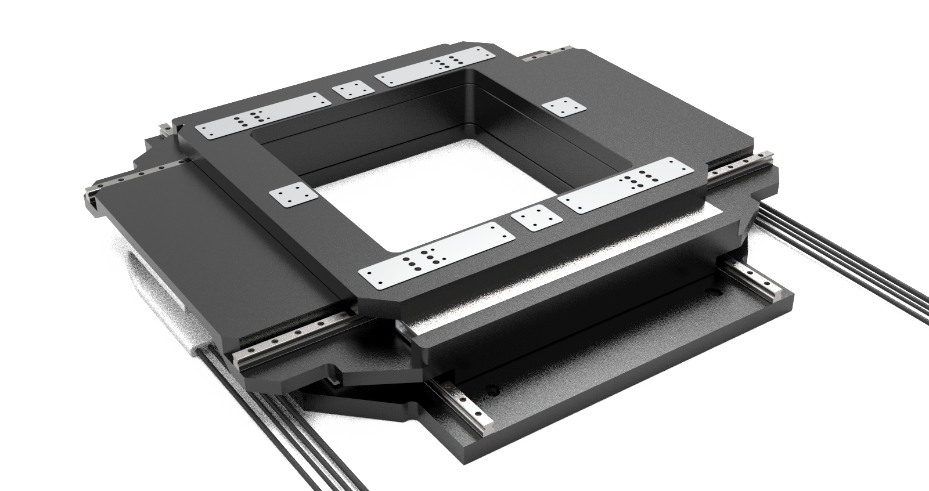 S-LMTE390-XY-330X330大中空直线电机位移台