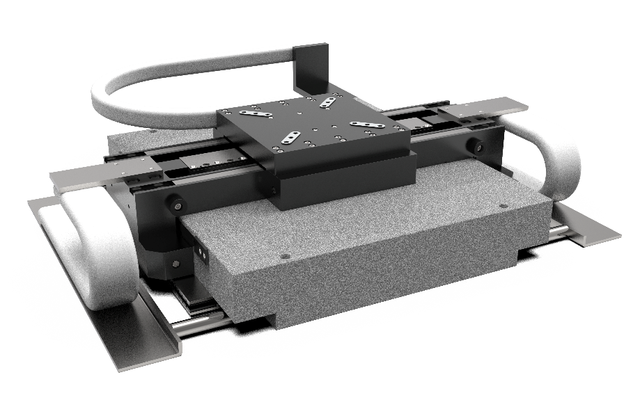 小型直线电机共面气浮平台